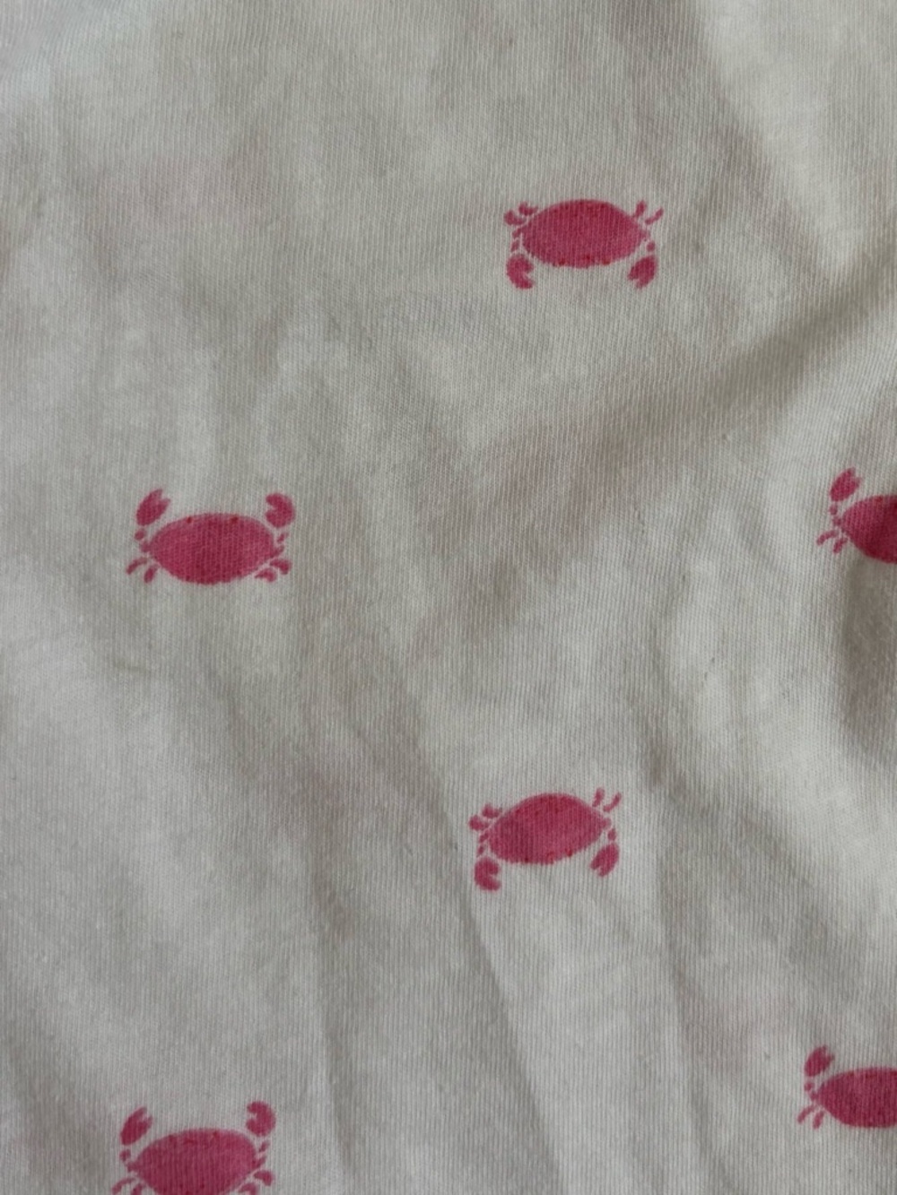 Carter's Girls’ White and Pink Crab Summer Set, Ruffle Tank & Biker Shorts - Picture 4 of 4